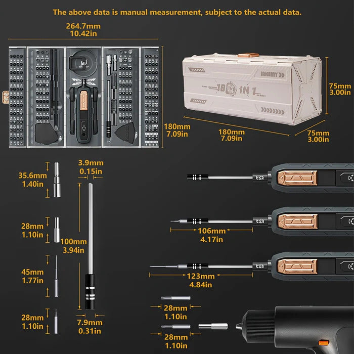 CoolisTool™ 180in1 Screwdriver Set