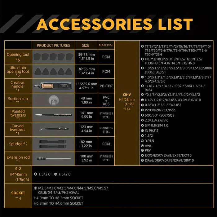 CoolisTool™ 180in1 Screwdriver Set