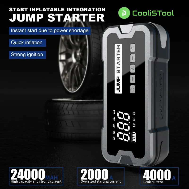 CoolisTool™ 4-in-1 Jump Starter Pro