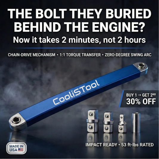 CoolisTool™ Offset Extension Wrench for Tight Spaces