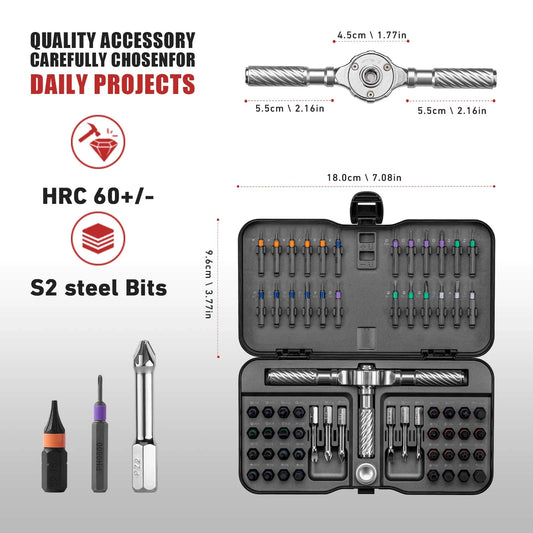 CoolisTool™66-in-1 Ratchet Screwdriver Set