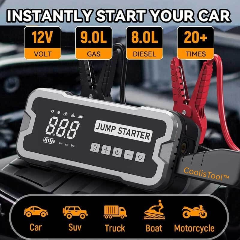 CoolisTool™ 4-in-1 Jump Starter Pro