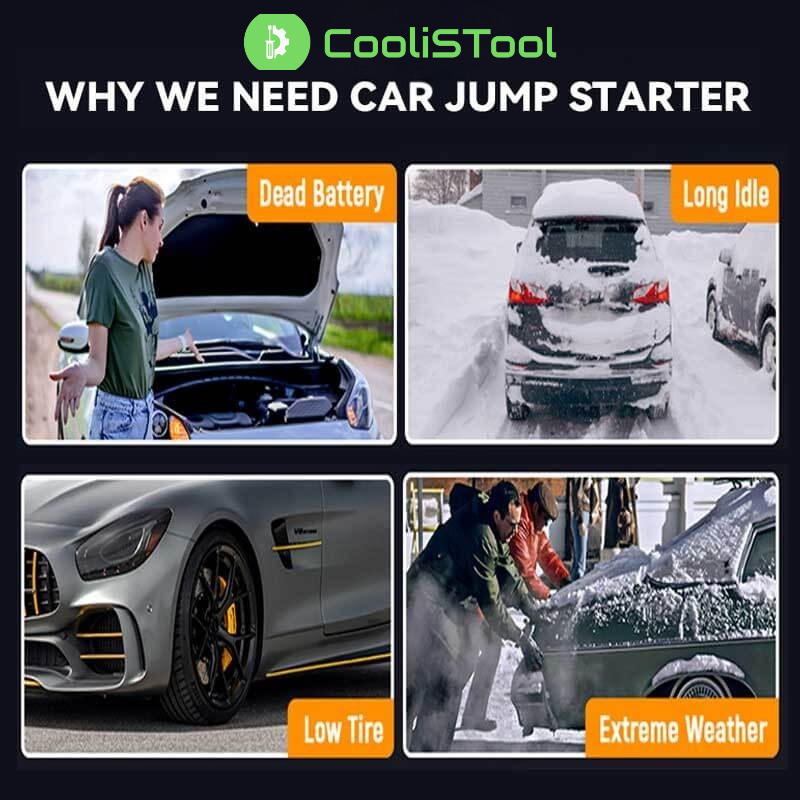 CoolisTool™ 4-in-1 Jump Starter Pro