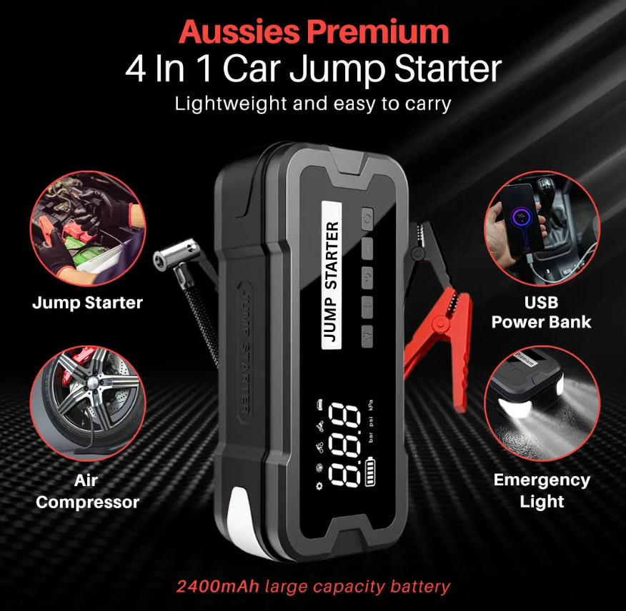 CoolisTool™ 4-in-1 Jump Starter Pro