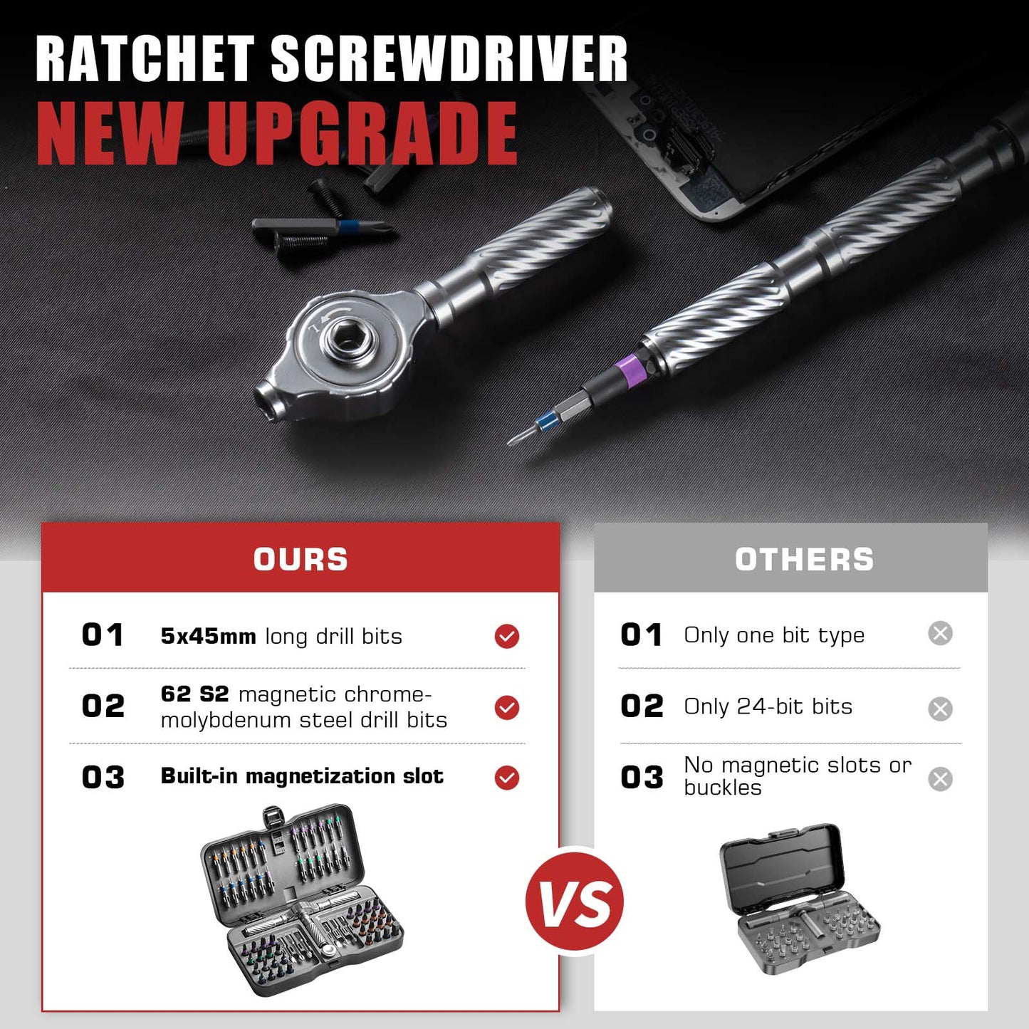 CoolisTool™66-in-1 Ratchet Screwdriver Set