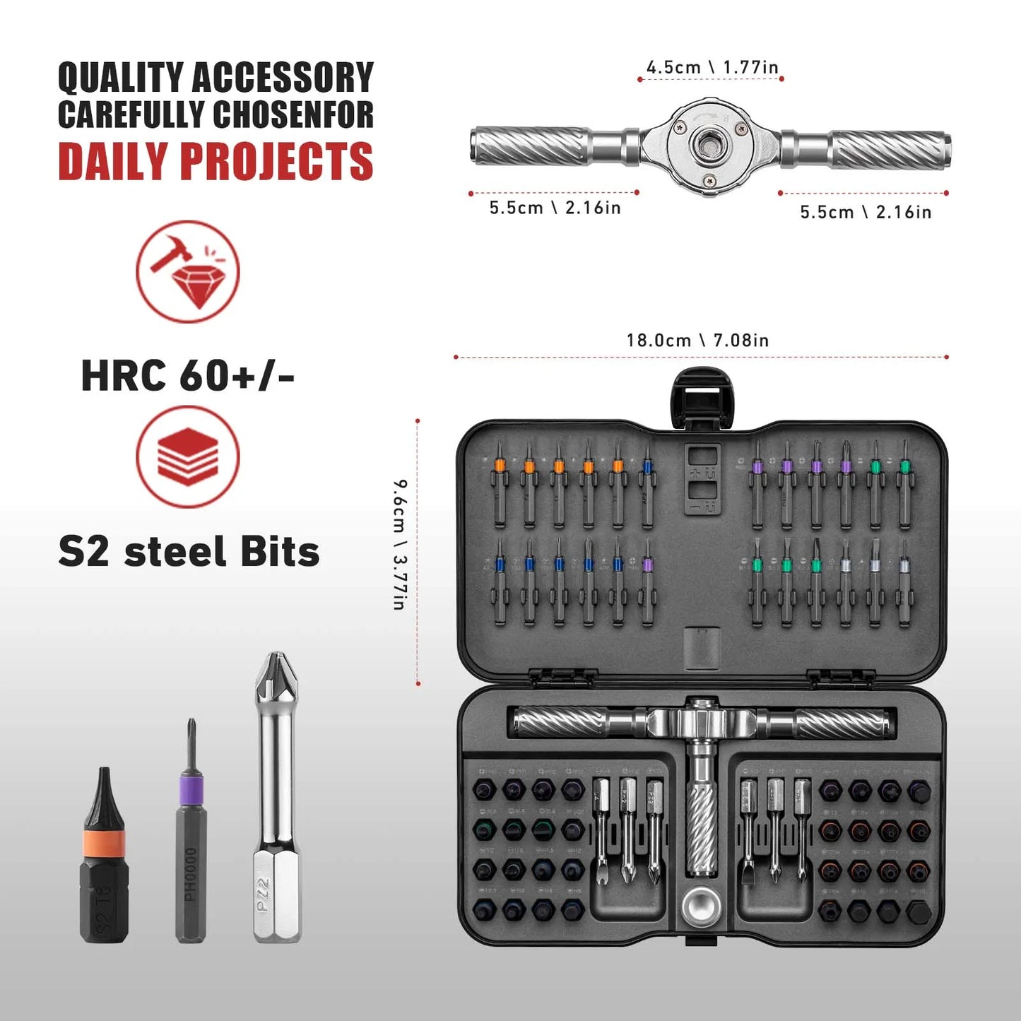 CoolisTool™66-in-1 Ratchet Screwdriver Set