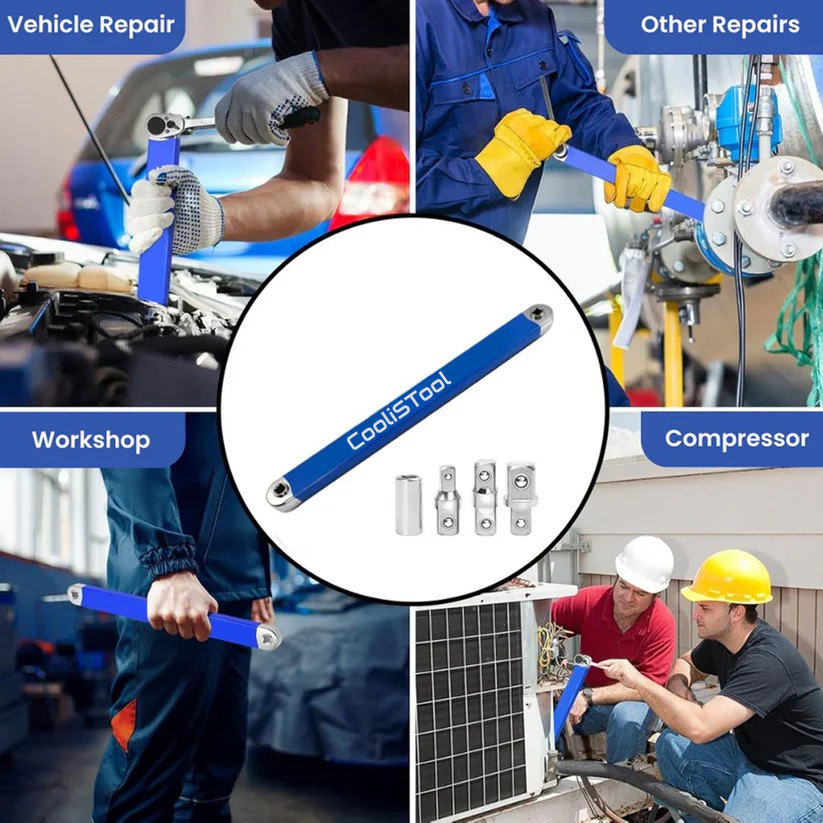 CoolisTool™ Offset Extension Wrench for Tight Spaces