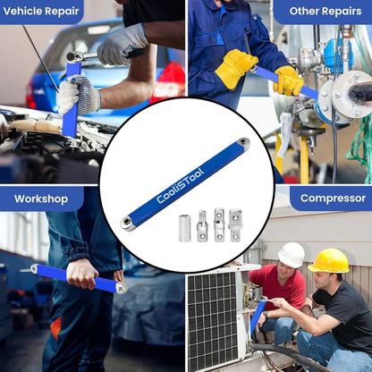 CoolisTool™ Offset Extension Wrench for Tight Spaces