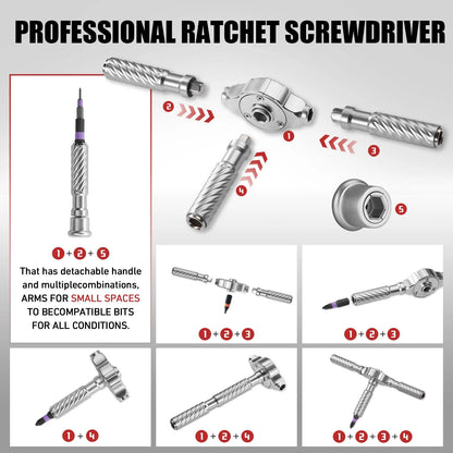 CoolisTool™66-in-1 Ratchet Screwdriver Set