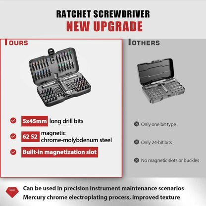 CoolisTool™66-in-1 Ratchet Screwdriver Set