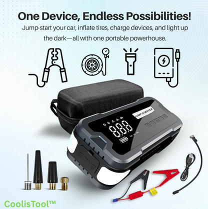 CoolisTool™ 4-in-1 Jump Starter Pro