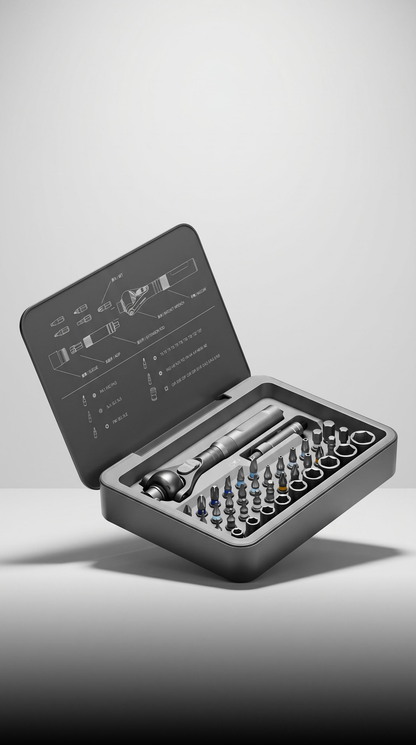 CoolisTool™-The Screwdriver Set That Reaches Every Screw